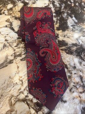 Burberry London vintage silk tie